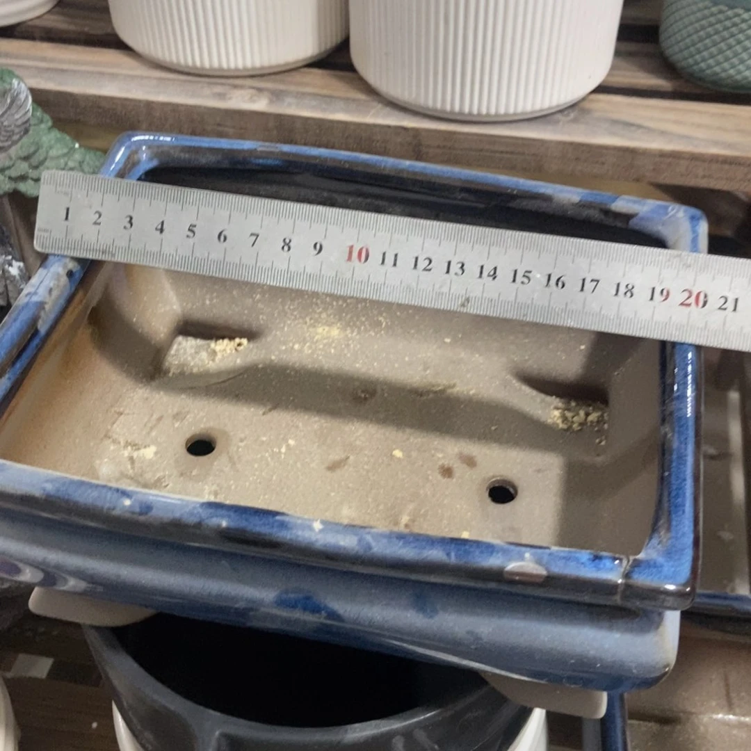 红陶高温陶瓷花盆