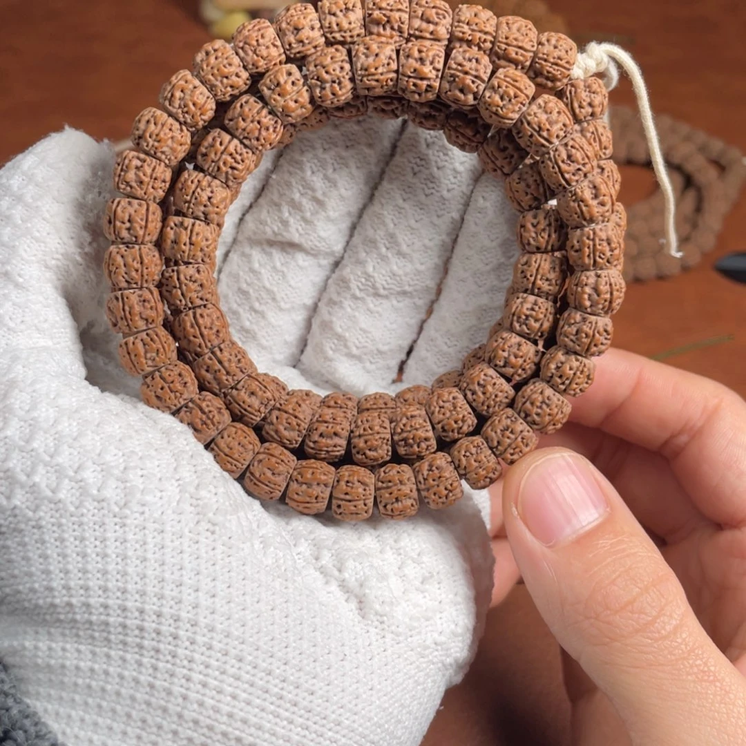 金刚菩提吊坠藏切盘龙108尺寸9.5+