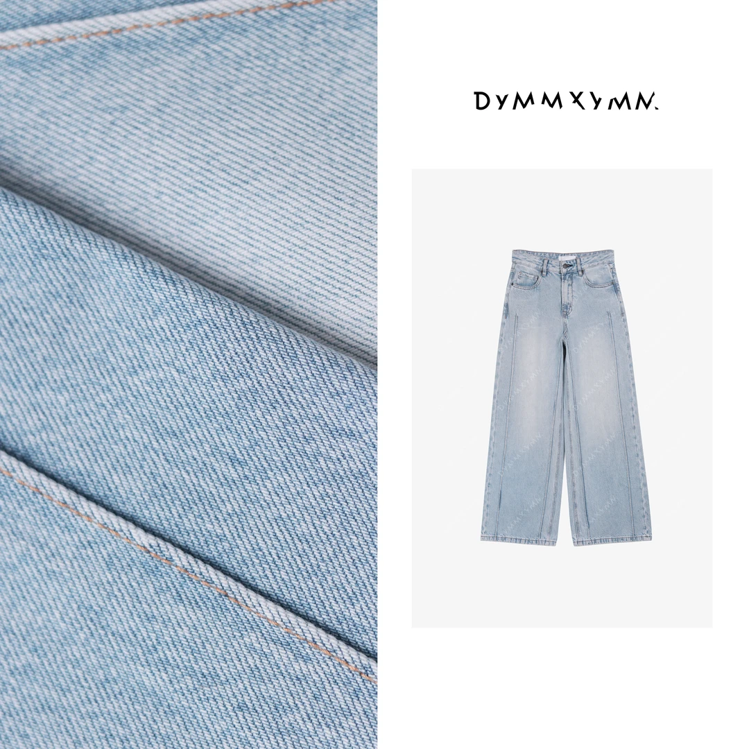 【DYMMXYMM】-直筒牛仔裤水显瘦洗时尚夏季 - 5SS9168