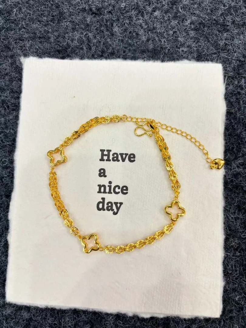 合金脚链 脚链 镂空凤尾脚链