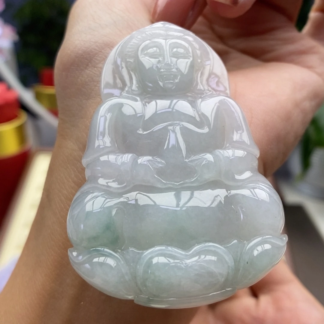 翡翠未镶嵌颈饰吊坠