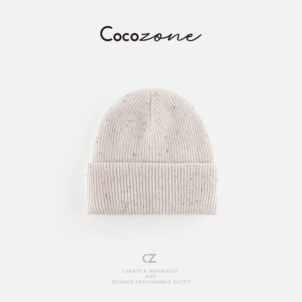 COCO ZONE 刘 一一 【羊毛混纺】柔软亲肤针织帽子 CD2A2823