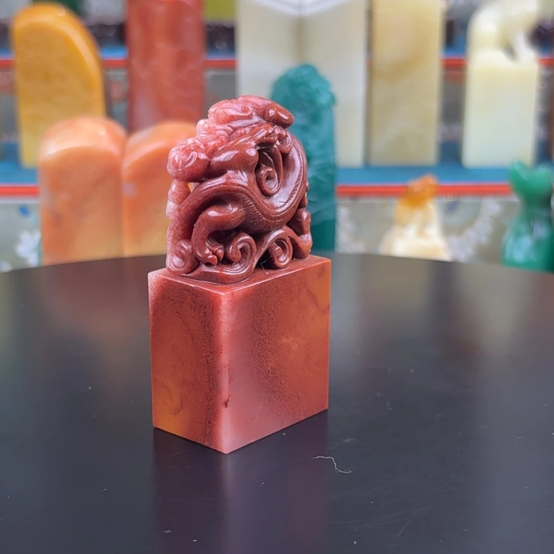 寿山石印石寿山芙蓉螭山02