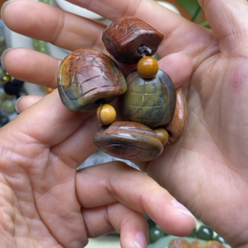 【闪购商品】未镶嵌手链岫岩河磨玉（透闪石质玉）喜****道