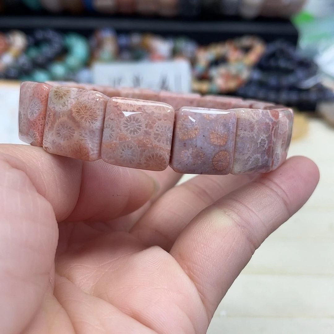 未镶嵌手串硅化珊瑚（珊瑚玉）494