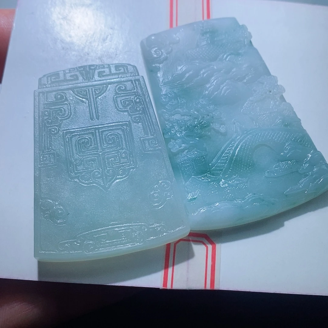 潮***信定制翡翠未镶嵌翡翠