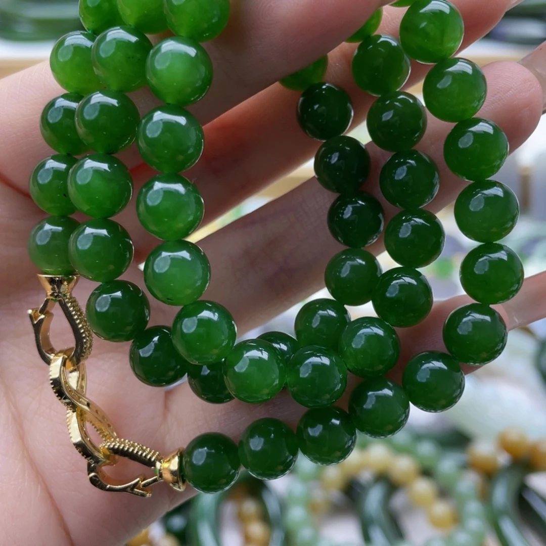 和田玉未镶嵌手链