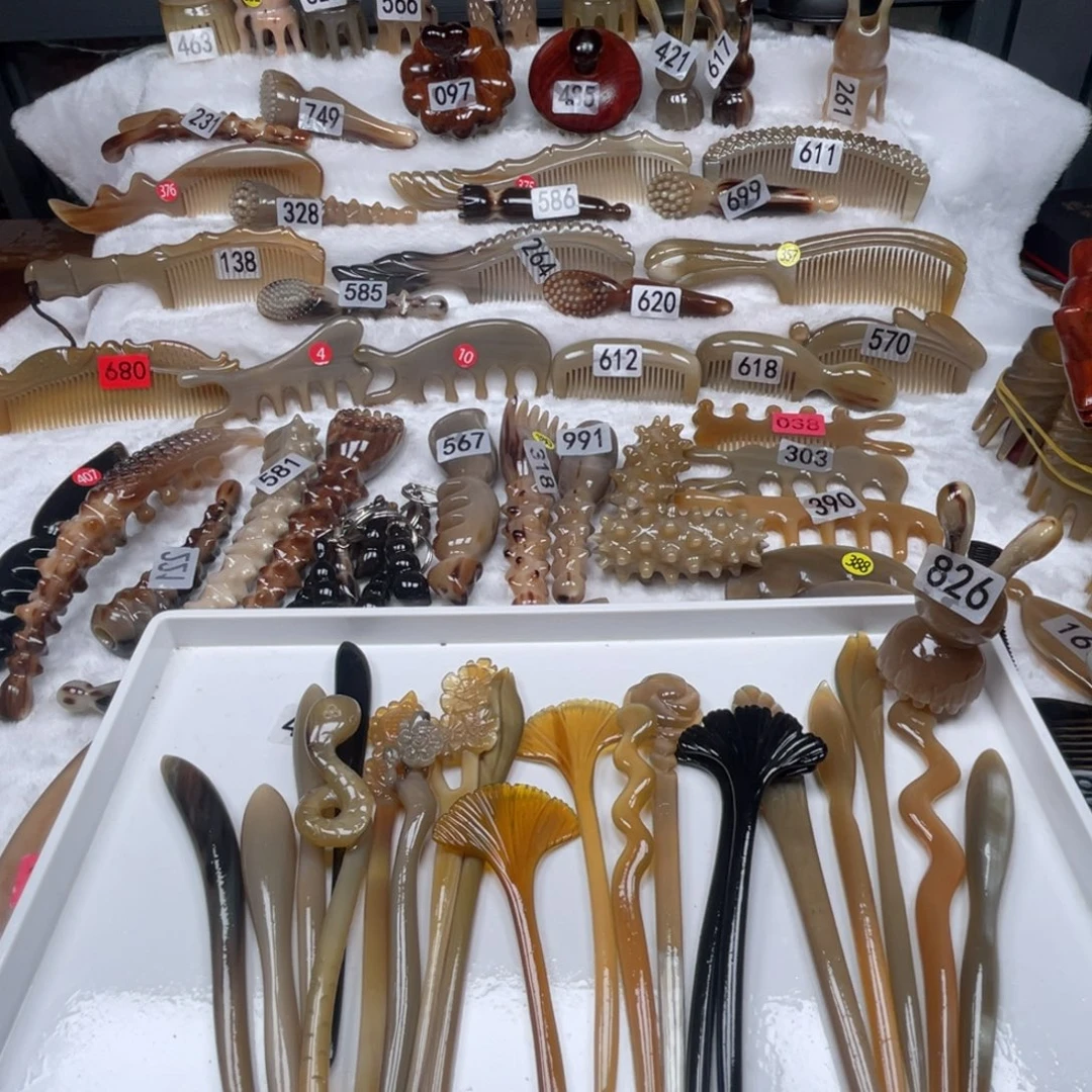 芯***贝牛角梳牛角福利款