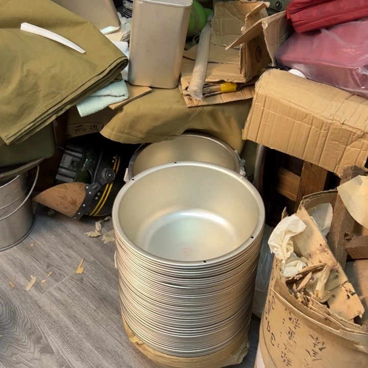 厚款34cm铝合金盆微瑕2个