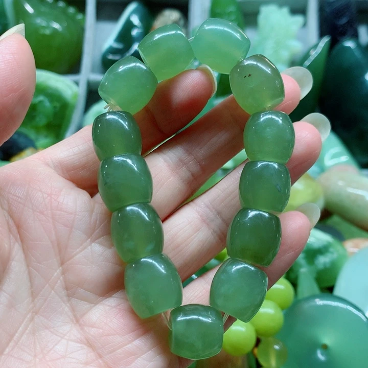蛇纹石玉未镶嵌手串