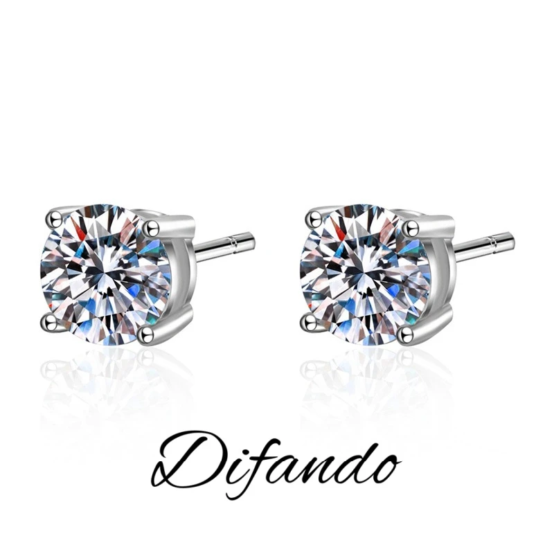 铜合金耳饰 锆石耳钉欧美热销四爪耳钉LY0578