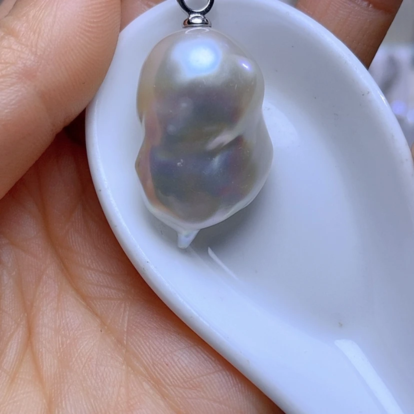 【闪购商品】淡水珍珠吊坠合金
