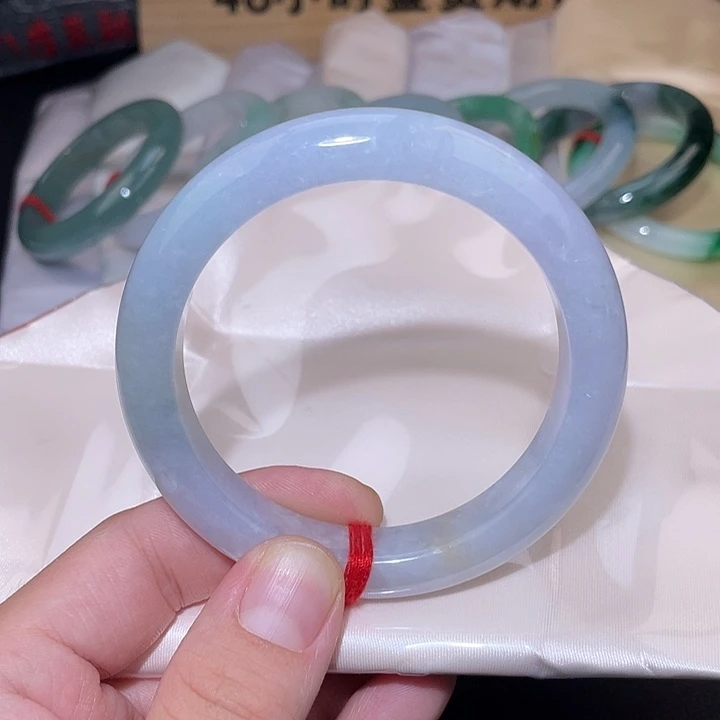 翡翠未镶嵌手镯手镯-6