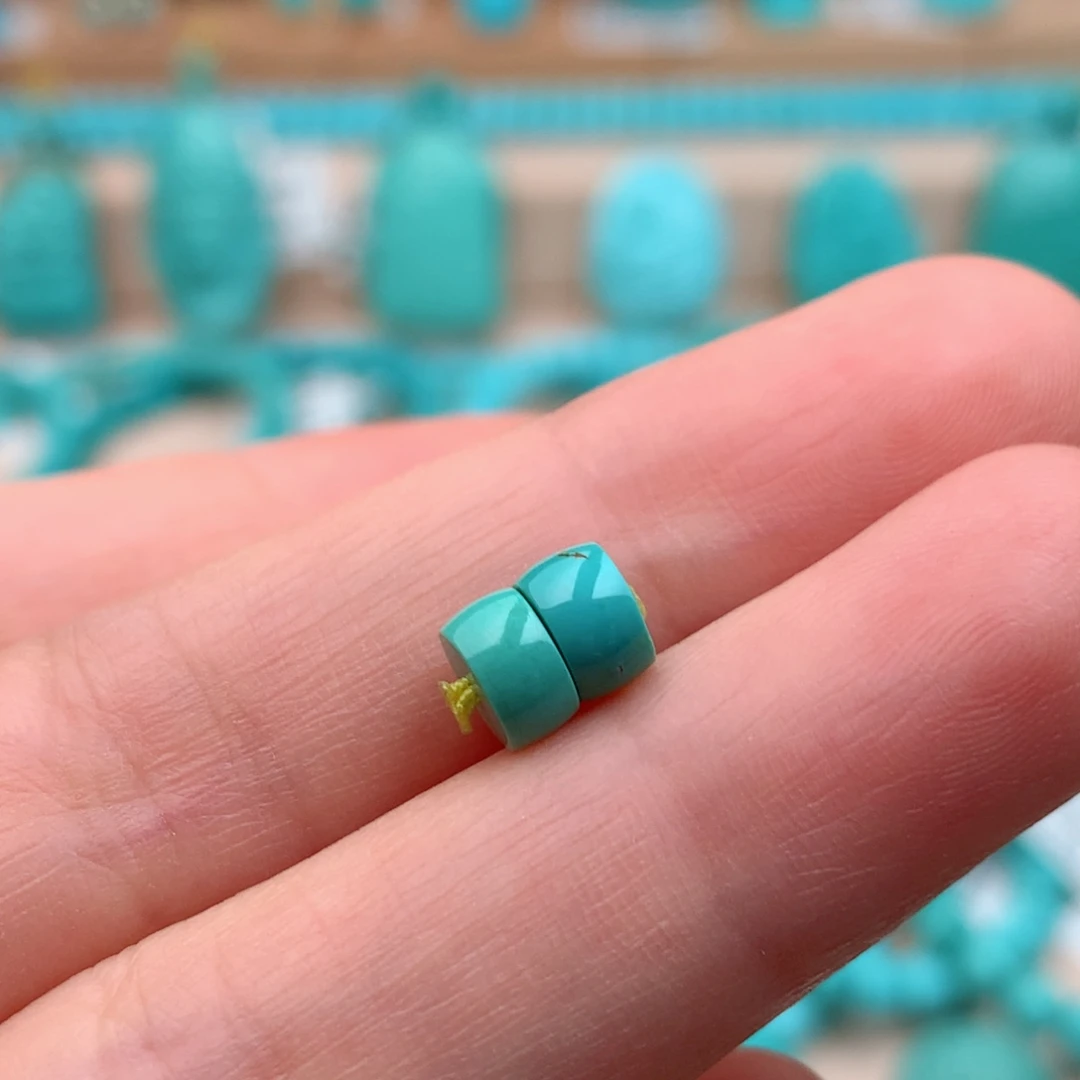 绿松石未镶嵌珠宝奇石6mm