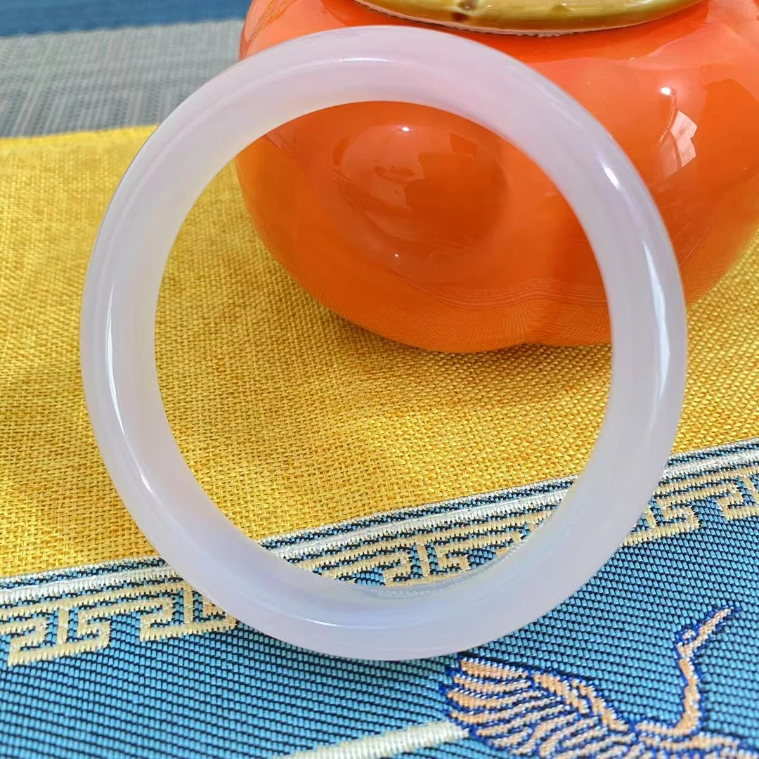 非金属仿水晶手镯 白月光荔枝冻冰透女士手镯