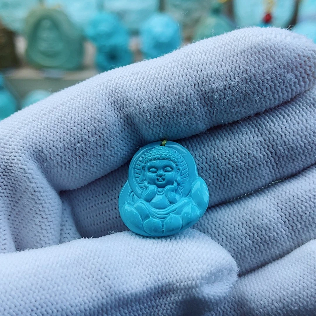 未镶嵌绿松石珠宝奇石