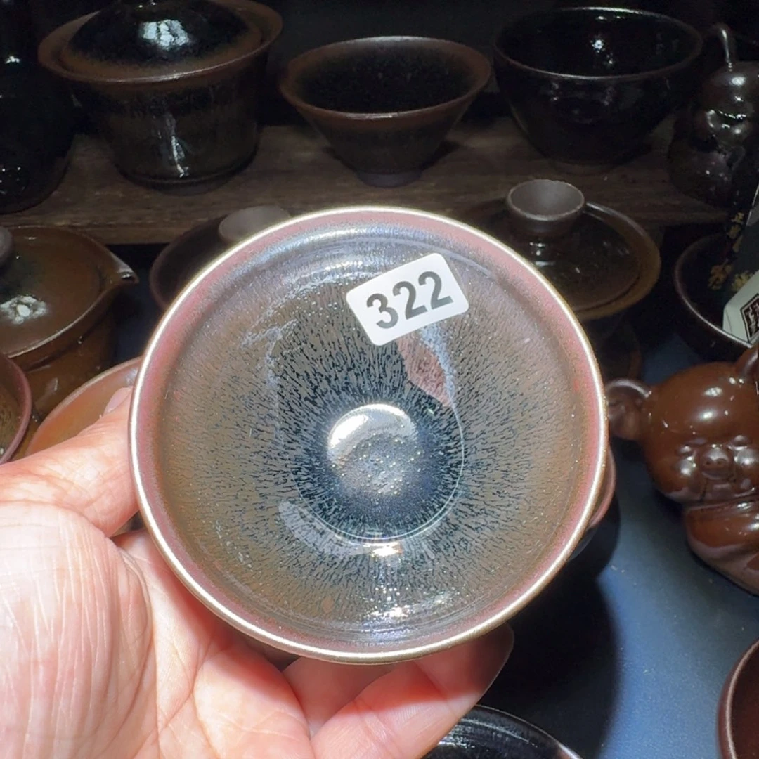 小雨茶盏，手工柴烧，s****2