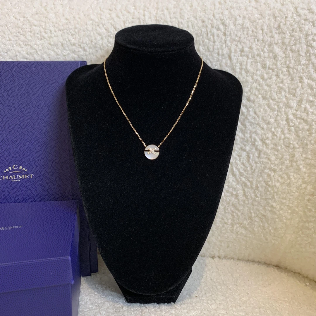 99新 Chaumet/尚美 壹臻/白贝母圆缘系列项链 66034732