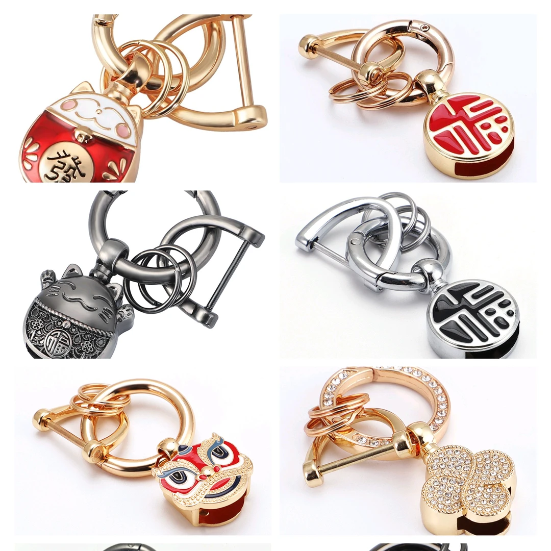 手工编织钥匙扣头创意配件