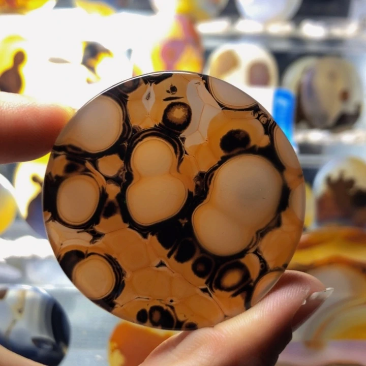 合金玛瑙/玉髓珠宝奇石76有瑕