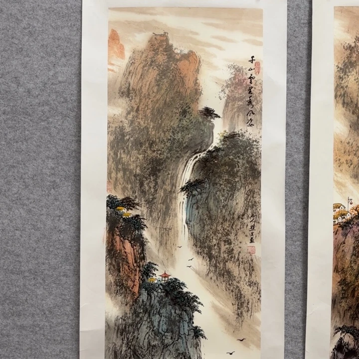 国画花鸟等多种形式