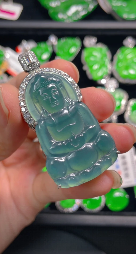 天然翡翠冰种a货