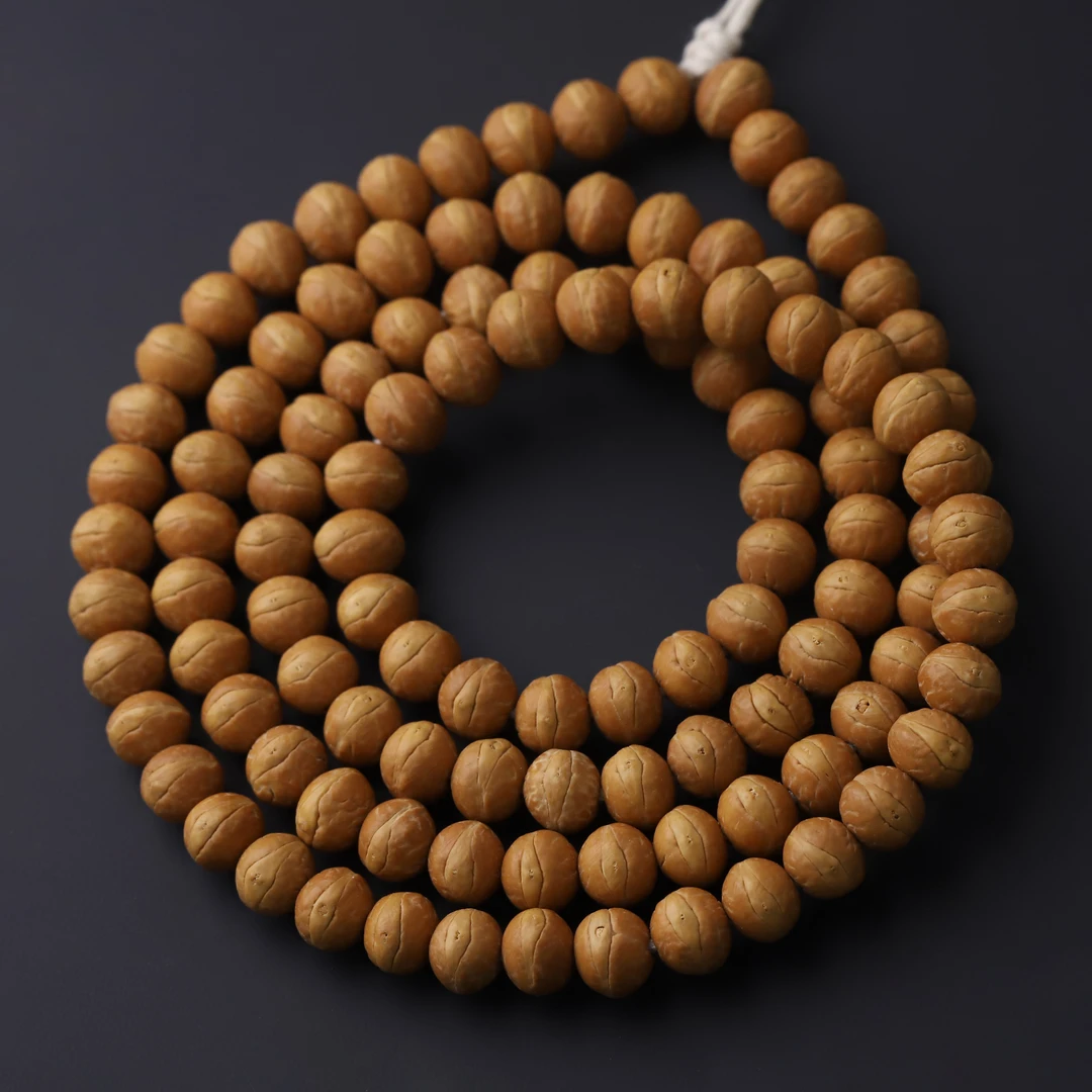 S9305【K1酸枣核小凤眼】高密近实心酸枣核小凤眼108文玩手串