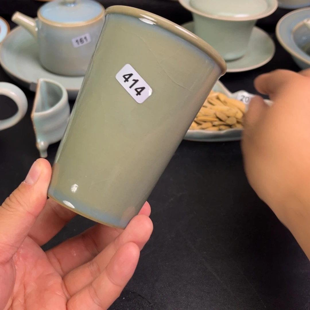 【闪购商品】手工天蓝可乐杯