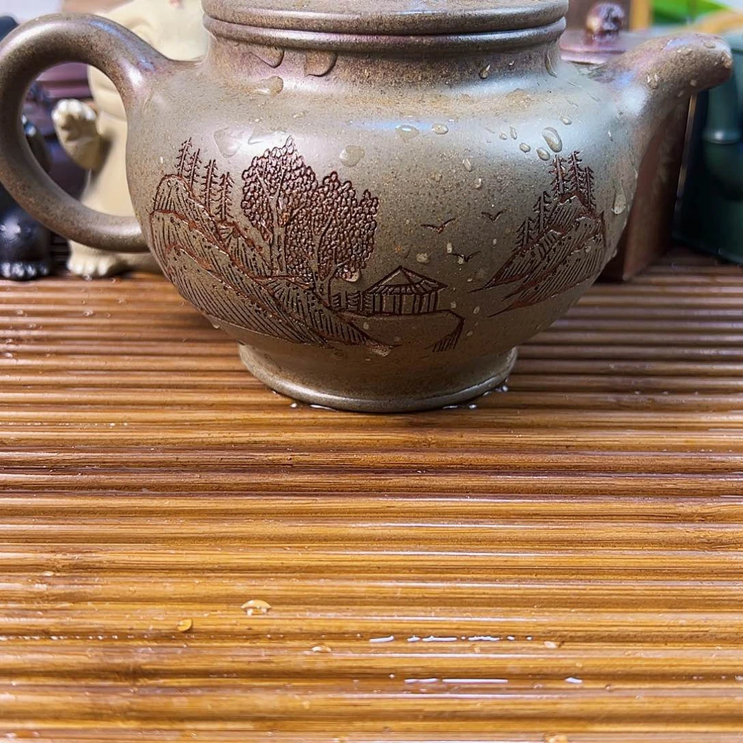 紫砂茶壶掇只壶沉香泥650cc