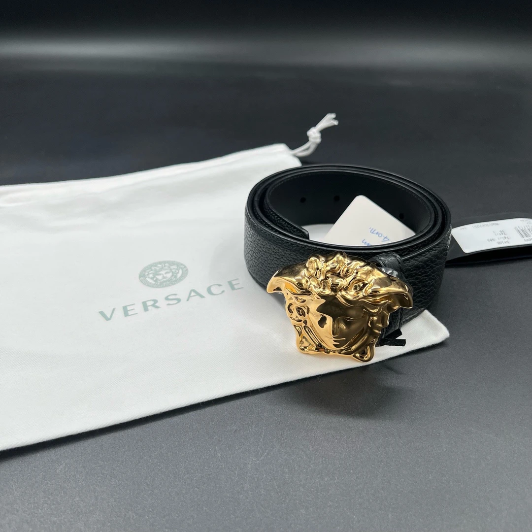 未使用 VERSACE/范思哲 jp626 103120 范思哲 金色人像腰带