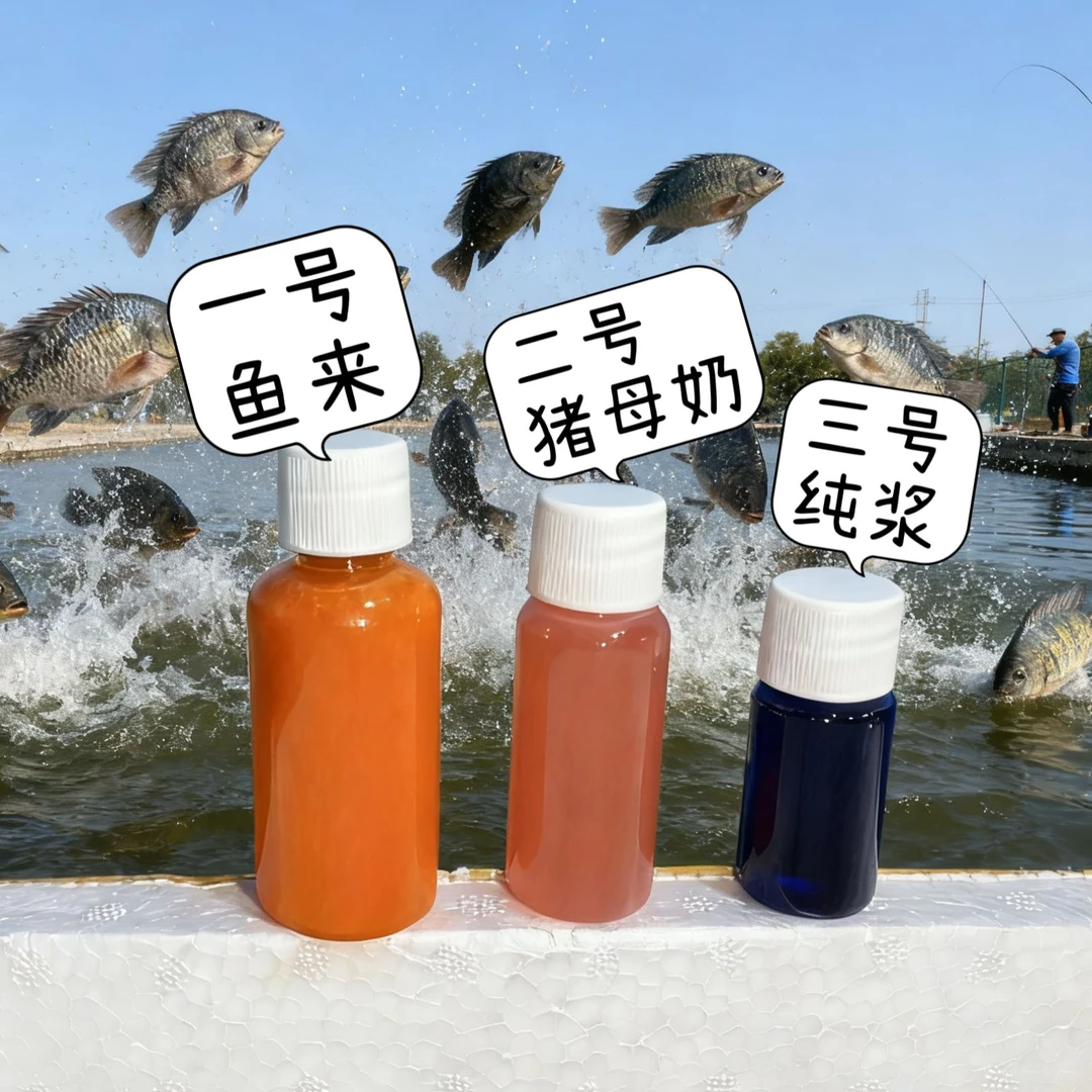 竞技黑坑罗非诱食剂高浓度新鱼小套装
