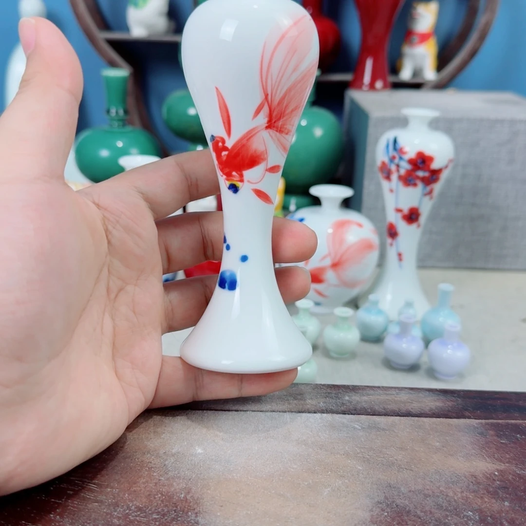 陶瓷手工小花器摆件