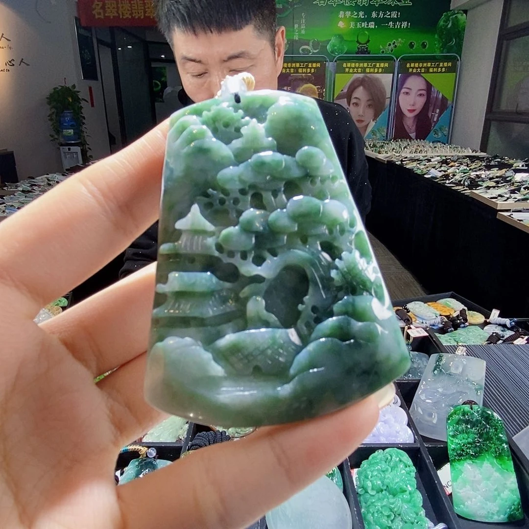 颈饰未镶嵌翡翠翡翠