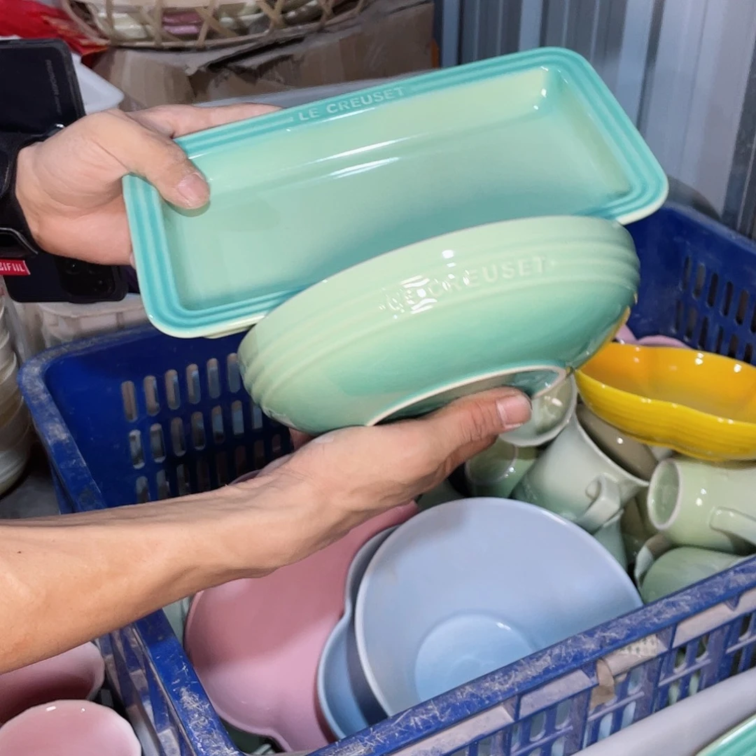 瓷片微瑕陶瓷餐具2个