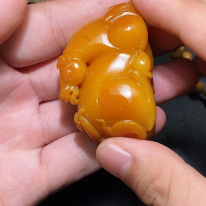 王***大和田玉未镶嵌颈饰CC
