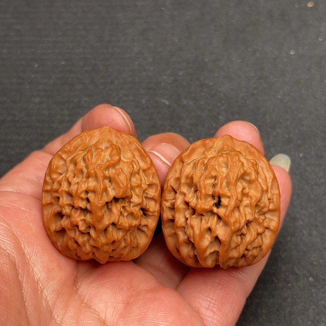 桃核把件31×32×34全品头茬秦闷狮子头XM3420