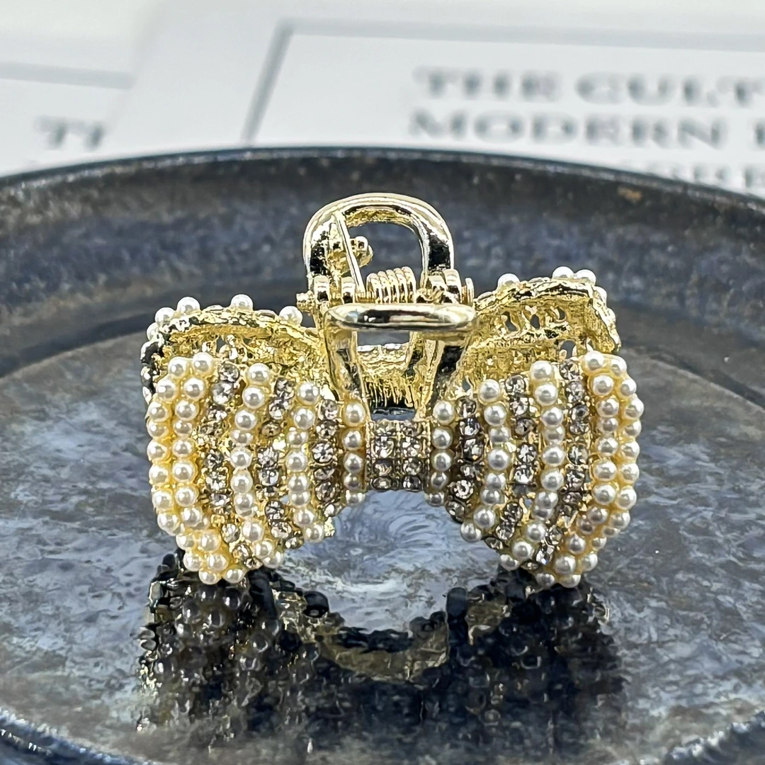 HP轻奢蝴蝶结抓夹1081