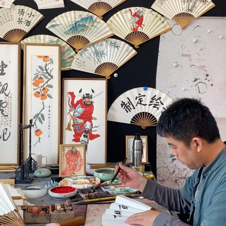 国画三*脸孙老师9.5梅妃