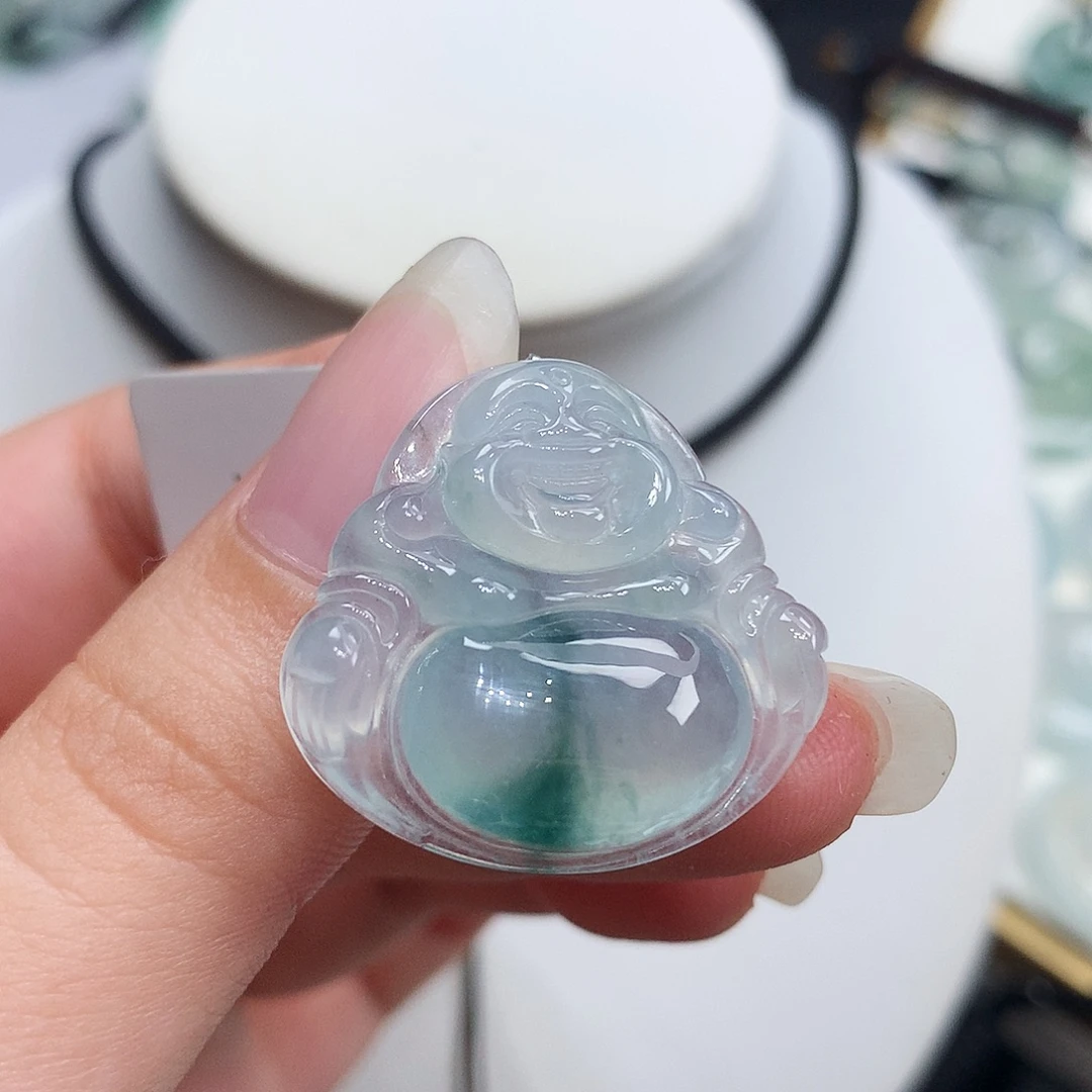 翡翠未镶嵌胸饰翡翠138，25.2/26.7/6