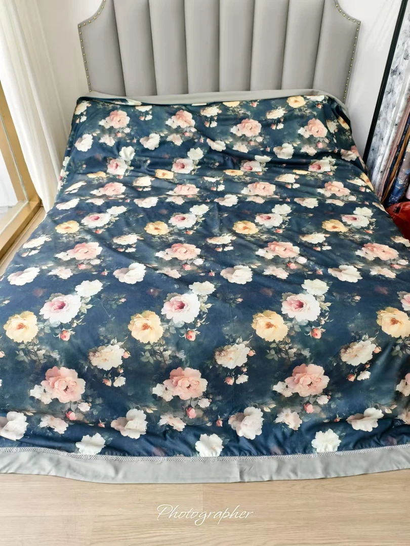 【爆款】数码印花高精密四件套爆款--花开半夏