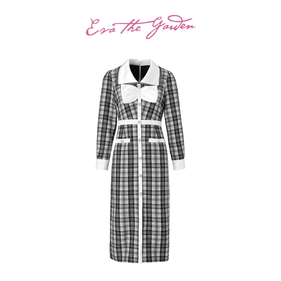 【林一专属】EVA OUXIU/伊华欧秀连衣裙550AQ0038