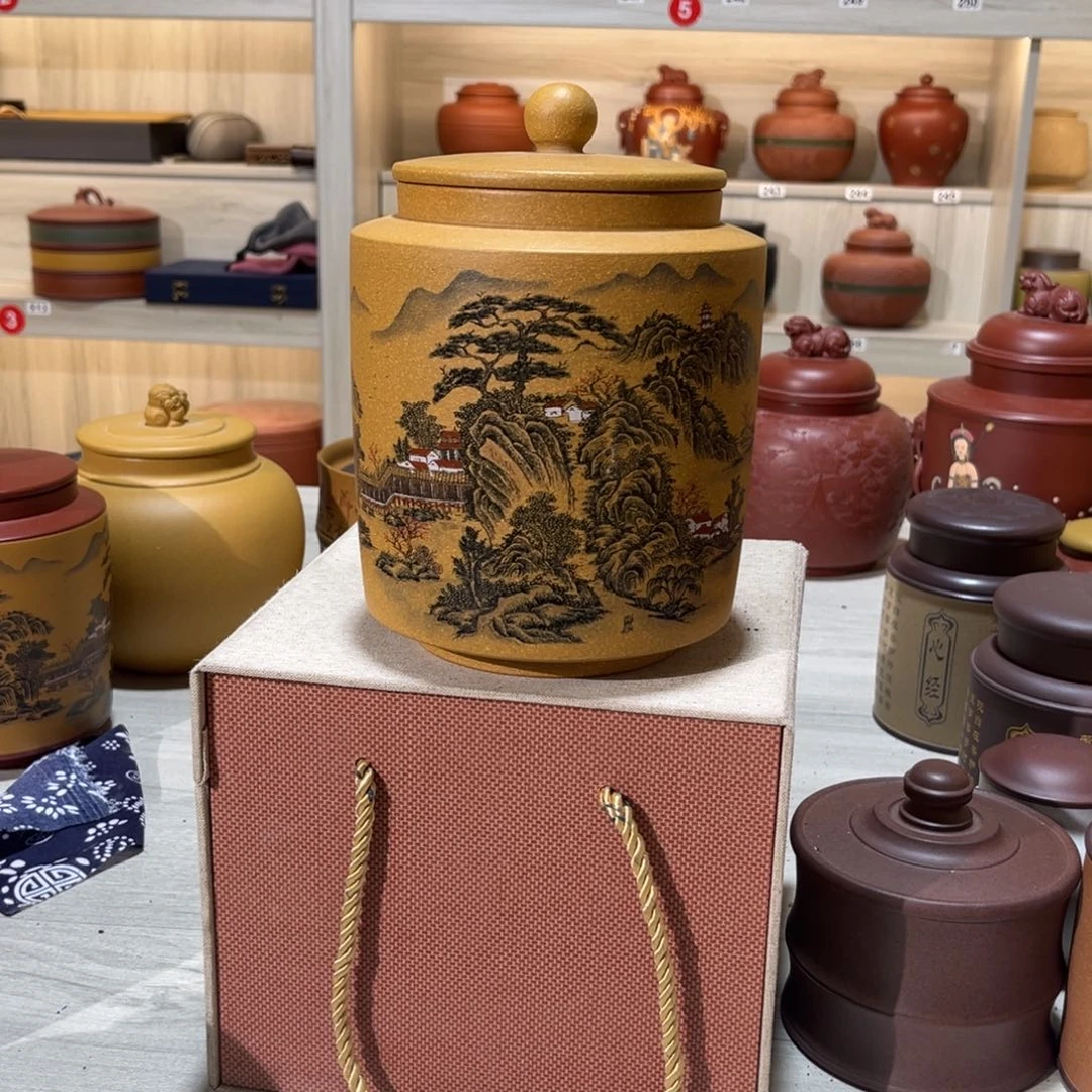 紫砂茶叶罐紫砂的制作