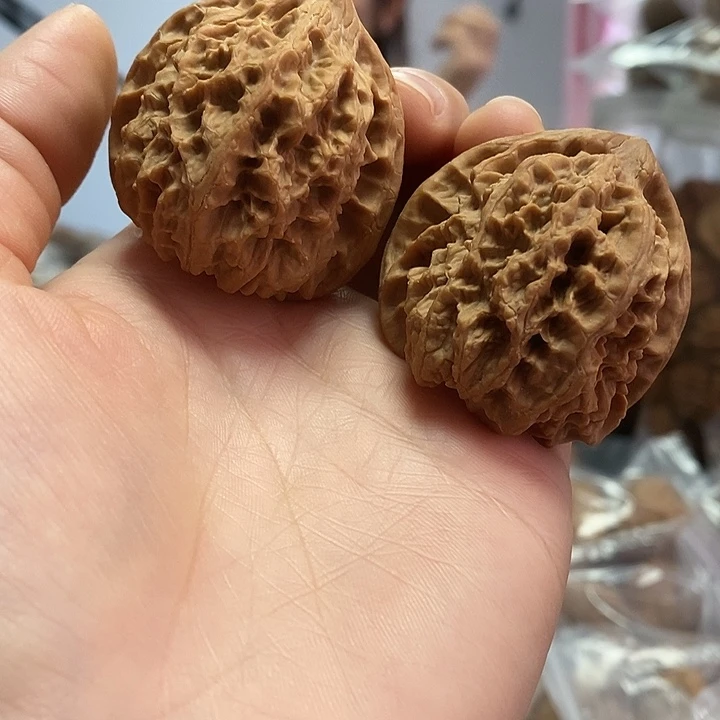 文玩核桃把件42野牛小众