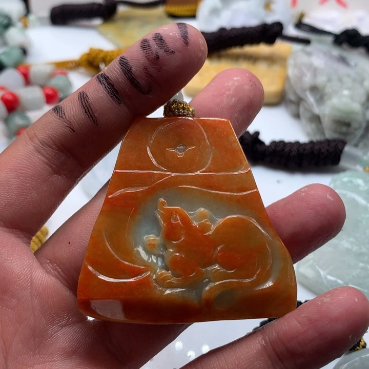 颈饰未镶嵌翡翠保真天然a货翡翠