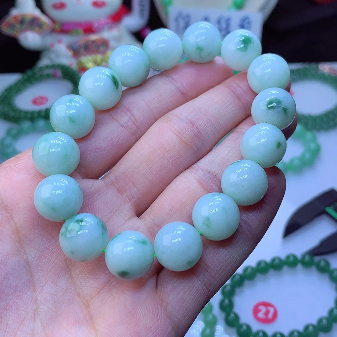 翡翠毛衣链未镶嵌卡13.5