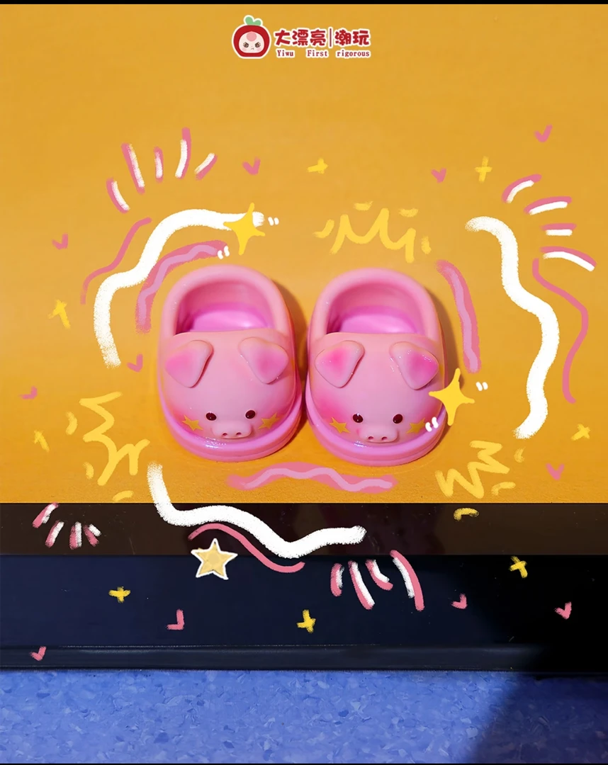 娃三岁400%大体鞋子潮玩盲盒挂件摆件系列