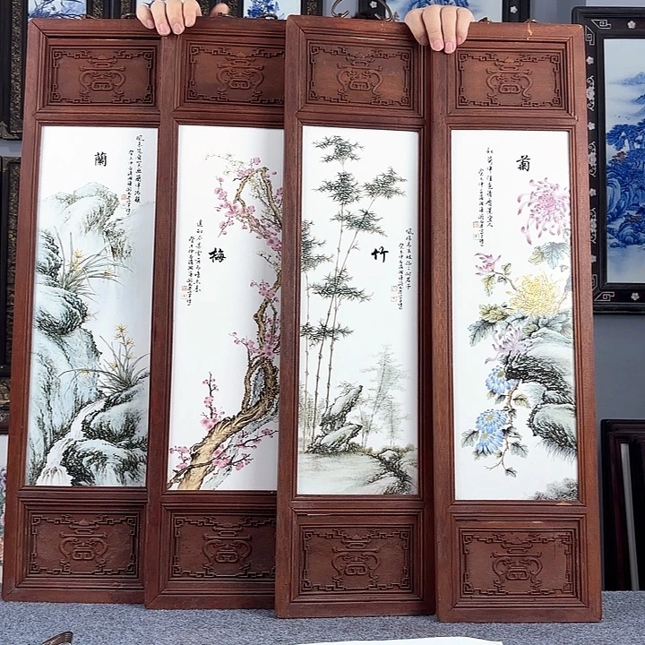 摆件景德镇瓷板画