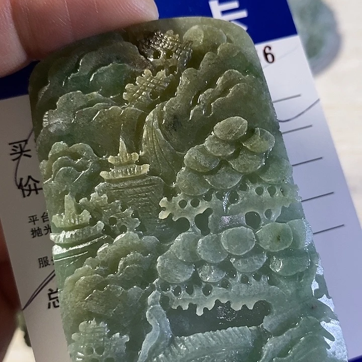 L***L定制翡翠未镶嵌不退