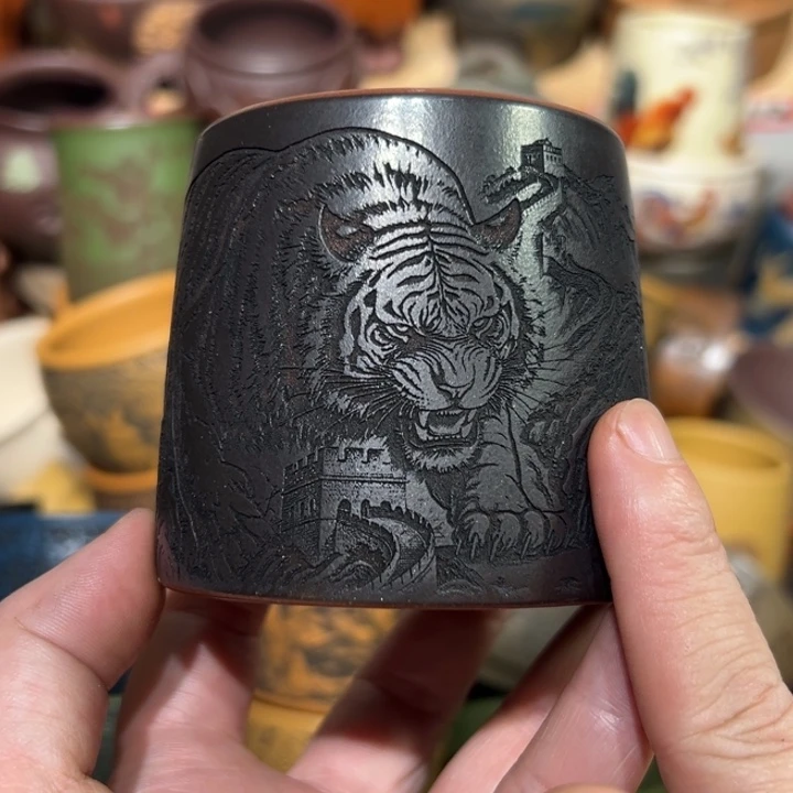 茶杯紫砂宜兴紫砂主人杯