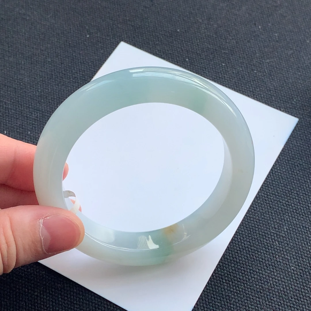 翡翠未镶嵌手镯15号